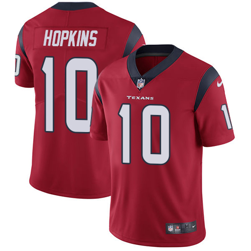 Men Houston Texans #10 Hopkins RED Nike Vapor Untouchable Limited NFL Jersey->houston texans->NFL Jersey